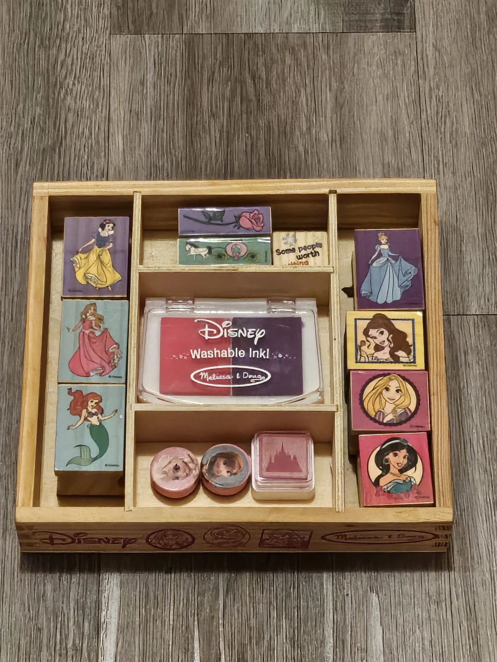Disney Princess Stamp and Washable Ink Set